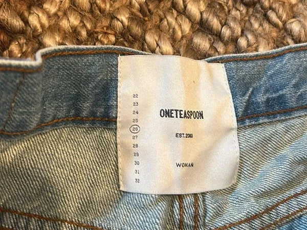 One Teaspoon Blue Denim Shorts Size 26 - Image 5