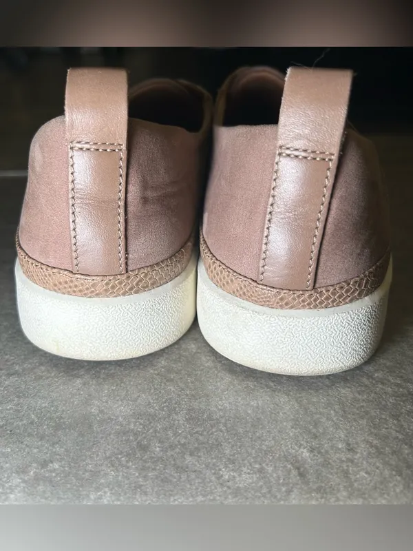 Vionic Zinah Neutral Leather Slip On Casual Comfort Sneakers Womens Shoe Size 10 - Image 8
