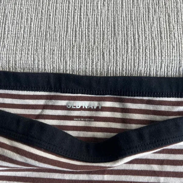 Old Navy Brown Striped Top - Image 2