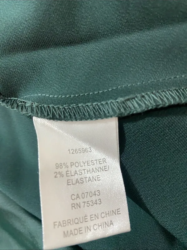 House of Harlow 1960 Emerald Satin Slip Dress Size M - Image 8