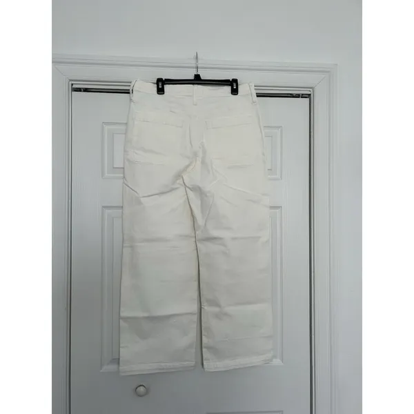 Madewell The Perfect Vintage Wide-Leg Jean w/Patch Pockets Vintage Canvas Sz 32 - Image 7