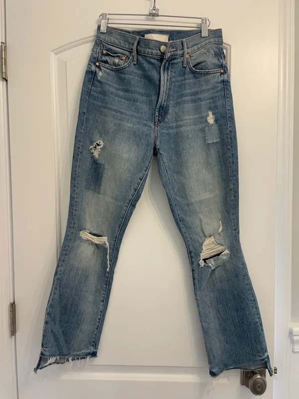 Mother Denim - The Insider Crop Step Fray Size 28! - Image 7