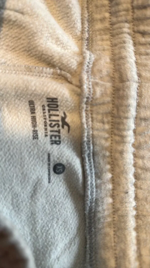 Hollister Sweatpants Grey Ultra High-Rise Wide-Leg Long - Image 3
