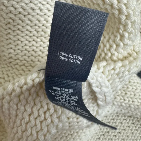 Aerie cream mock neck sweater vest size large NWT - Image 6