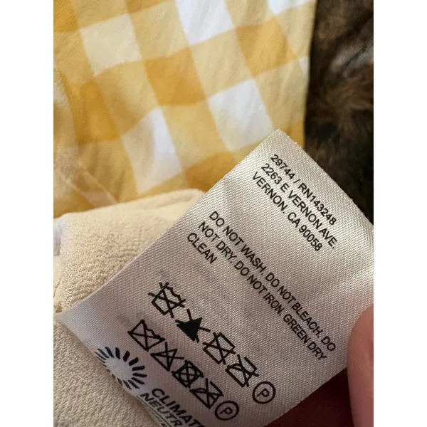 the Reformation Darby Dress Yellow Midi Size Medium - Image 10
