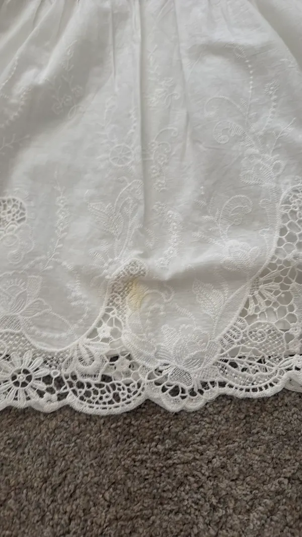 INDIKAH White Mini Dress - Image 3