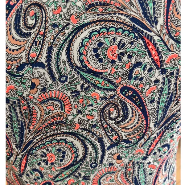 Collective Concepts Paisley Crochet Lace Trim Tank Top‎ Boho Festival Indie - Image 3