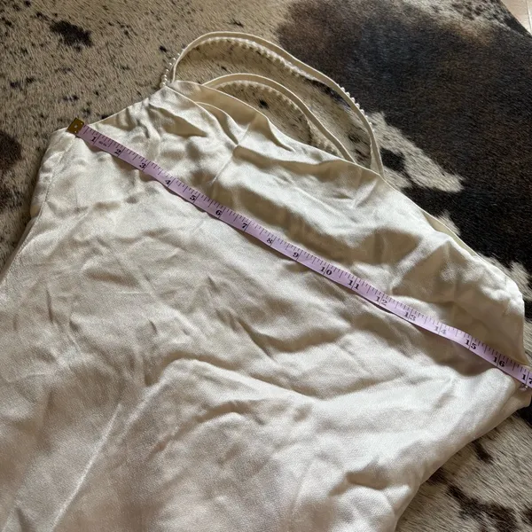 LOVERS + FRIENDS Satin Boa Mini‎ Dress In Ivory Size XXS - Image 10