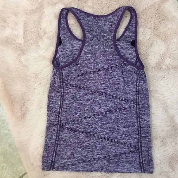 Disbest purple yoga racerback tank - Image 4