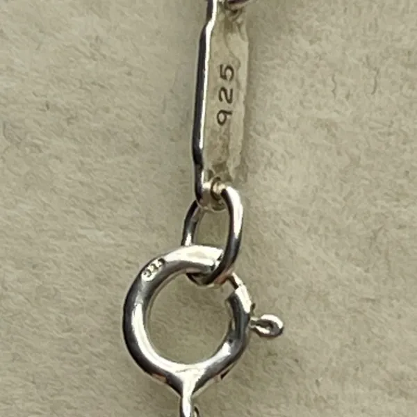 Tiffany & Co. 1837 Bar Pendant Necklace in 925 Sterling Silver - 18" - Preowned - Image 5