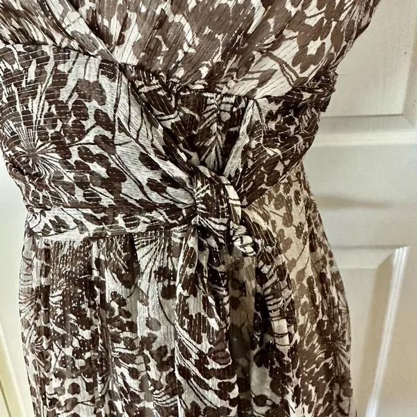 BCBG Maxazria brown halter dress Brown Size 2 - Image 3
