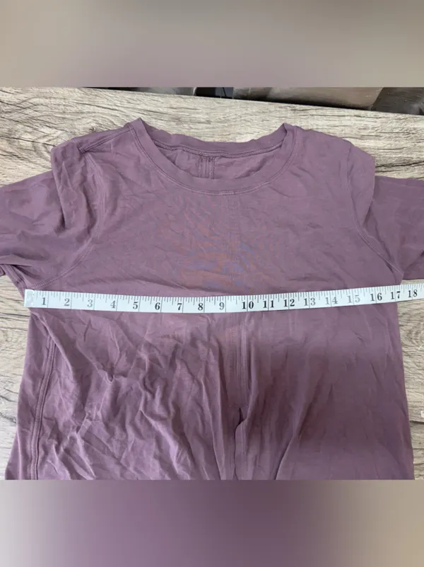 Lululemon Time‎ to Restore Long Sleeve Tie Cropped Top Antique Bark Purple - Image 6
