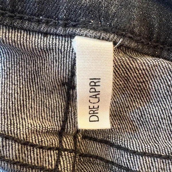 Rag & Bone Dre Capri Slim Boyfriend Jeans Concrete Grey Raw‎ Hem Size 25 - Image 6