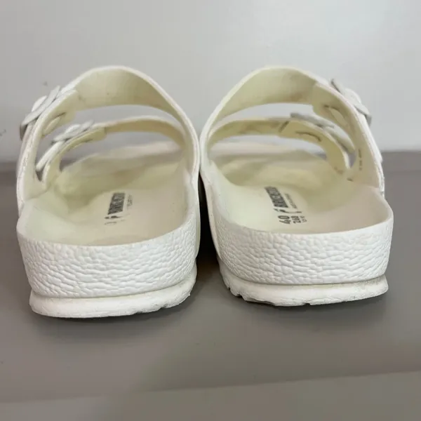 Birkenstock‎ Arizona EVA Sandal 40 US 9 White Waterproof Lightweight Slide Boho - Image 6