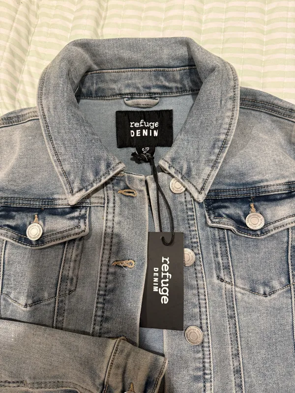 Refuge Ruffle Jean Jacket - Image 4