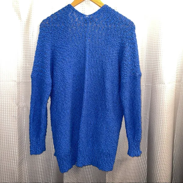 VICI Blue Fluffy Cardigan - Image 5