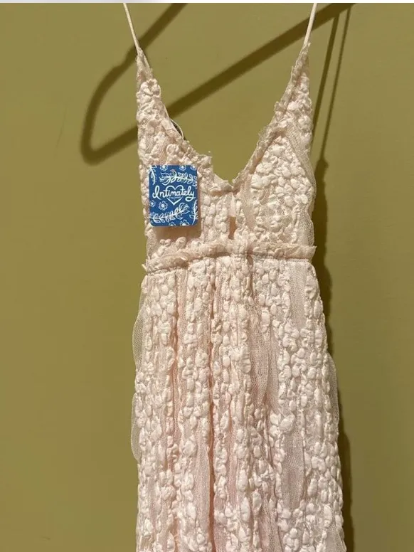 NWT Free People light pink fairy Spaghetti-Strap Dress - Image 2