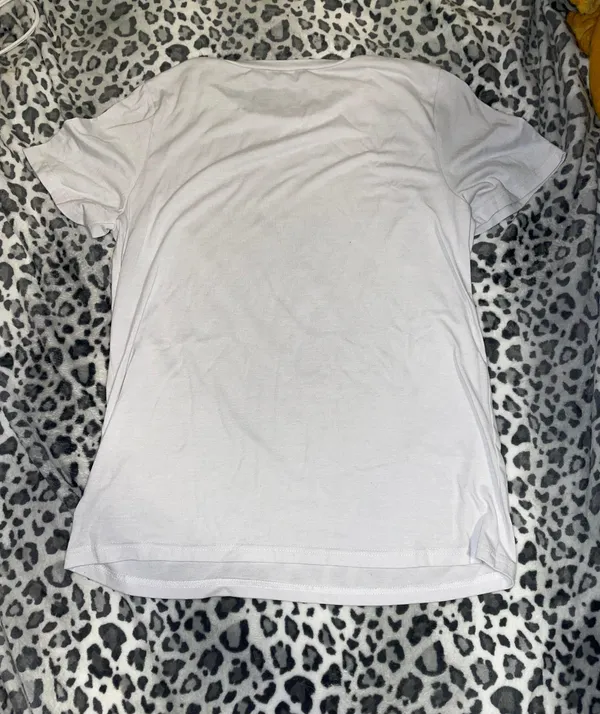 Graphic Tee White Size M - Image 2