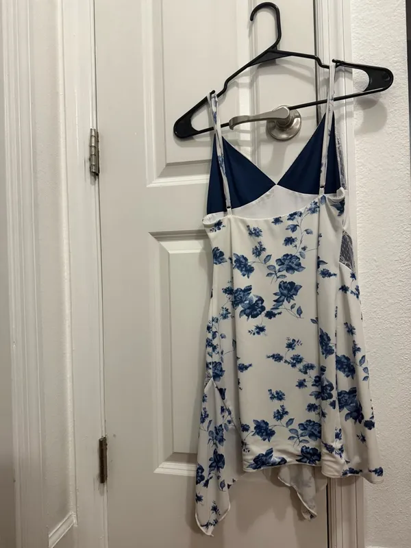 White Fox Boutique Settle For You Mini Dress - Blue Ivy - Image 8