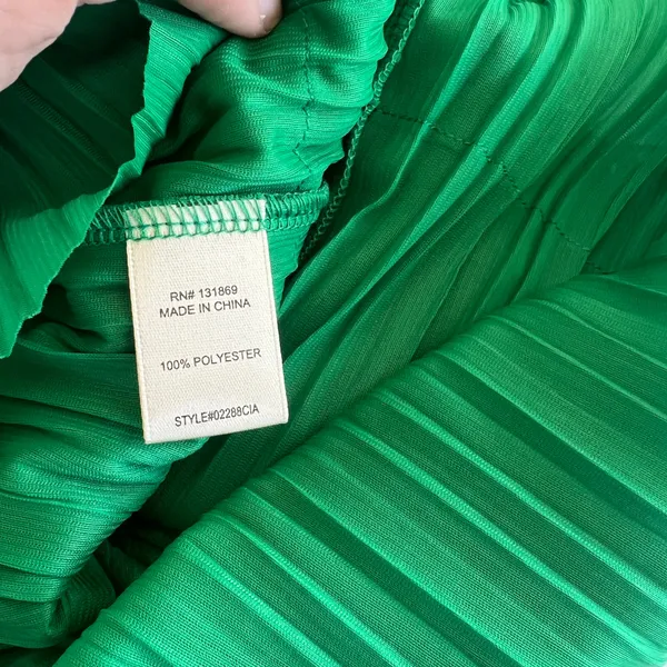 Evoutionary Green Midi Fringe Skirt Size Medium NWT - Image 10