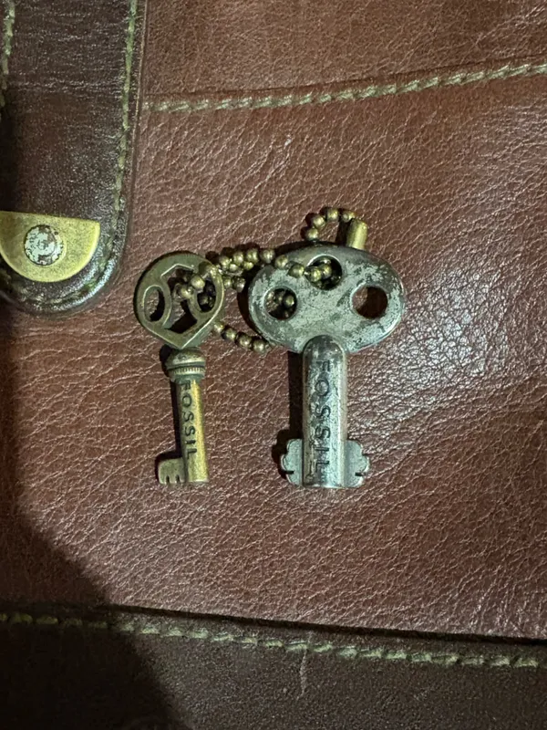 Fossil Leather Bag with Key - Image 6