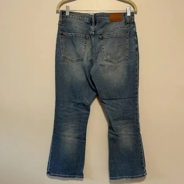 J. Crew Demi Boot Crop Distressed Jeans in Christy Wash Size‎ 27 - Image 6