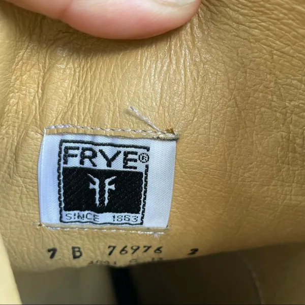 FRYE Women’s Shoes Lindsay Boots Leather Tall Brown Strap Size 7 - Image 11