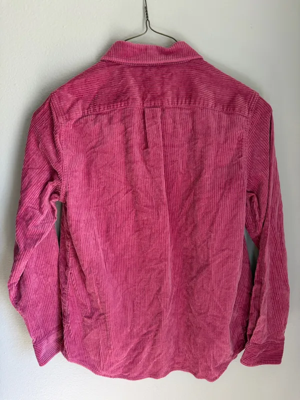 Pink corduroy button up shacket - Image 4