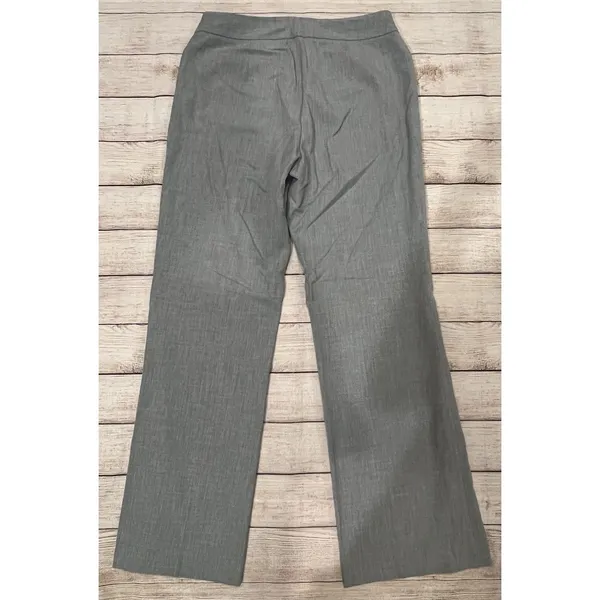 Ann Taylor Dress Pants Womens Straight Gray Trousers Slacks Business Size 8 - Image 3