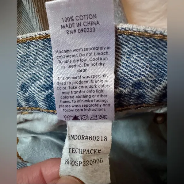 PacSun Size 24 Light Indigo High Waisted Bootcut Jeans - Image 8