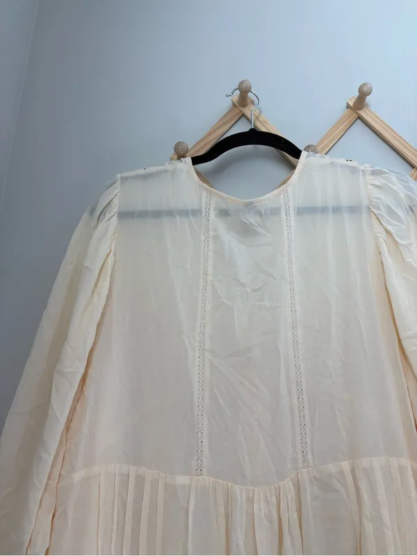 Young Fabulous & Broke Boho Cream Midi Dress size Medium - Image 9