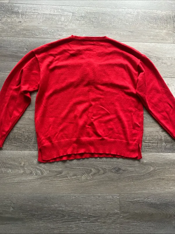 32 Degrees Amour Red Crewneck Sweater Womens Sz Medium - Image 6