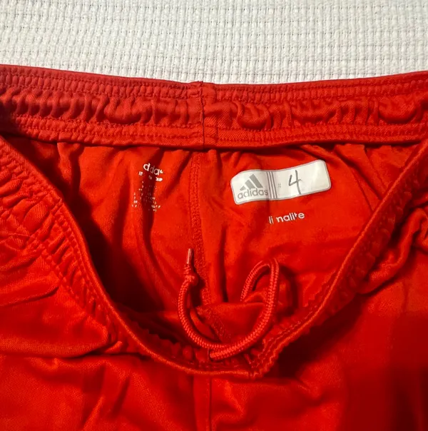 Orange Adidas Shorts - Image 3