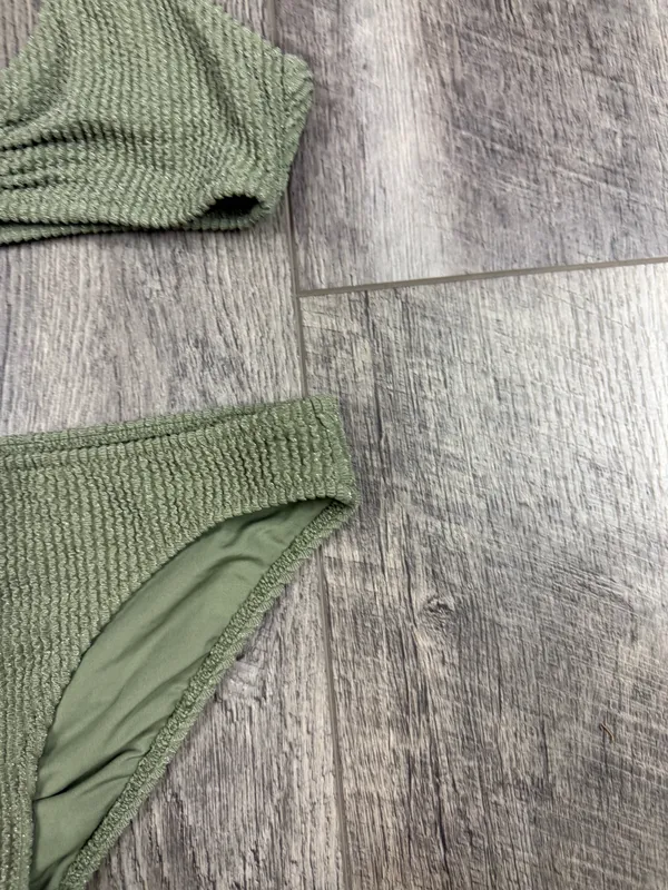 Aerie Olive Textured Bikini Set - Image 2