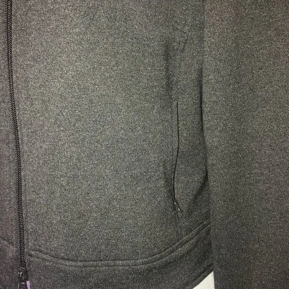 5/$30 🎈Express‎ women’s vintage grey zip up blazer size 5/6 - Image 2