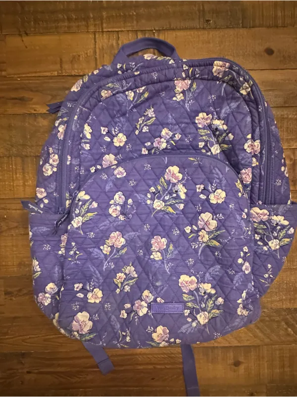 VERA BRADLEY Travel Backpack-Wild Roses‎ - Image 2