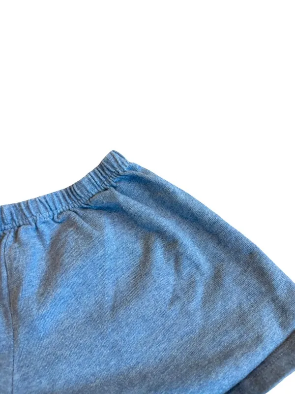 Brandy Melville Blue Lounge Shorts Comfy Casual Stretch Comfortable One Size - Image 11