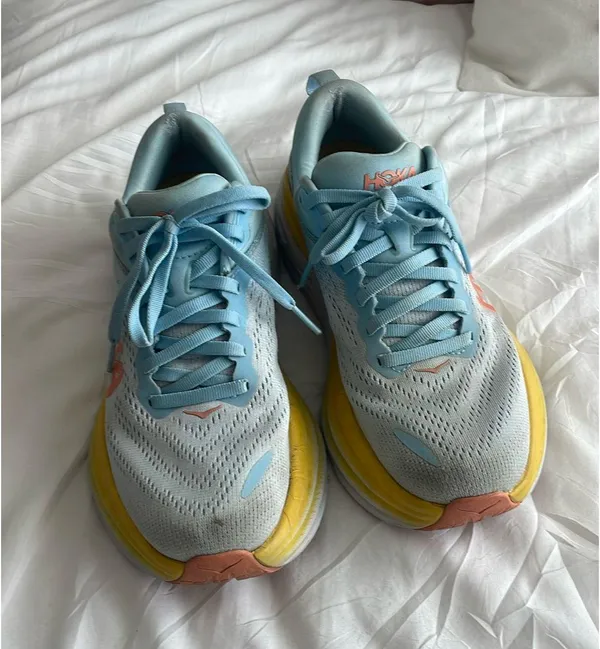 Light blue hoka bondi - Image 2