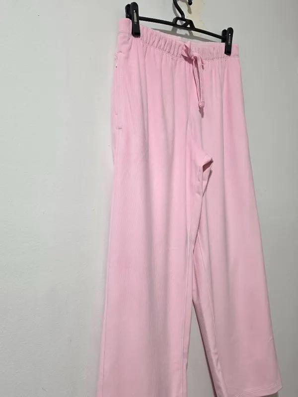 Abercrombie & fitch YPB Restore Wide Leg Pant - Baby Pink - Size S / Short - Image 3