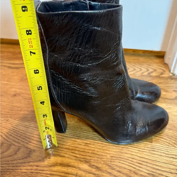 Zara Dark Brown Ankle Boots size 38 - Image 12