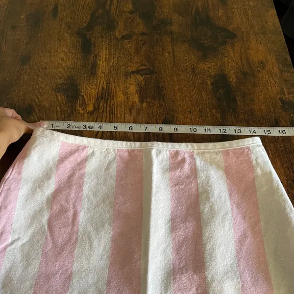 pink striped skirt - Image 7