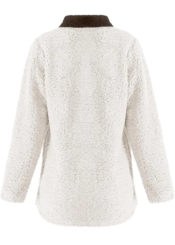 Amazon 1/4 Zip Fleece Sherpa Pullover - Image 3