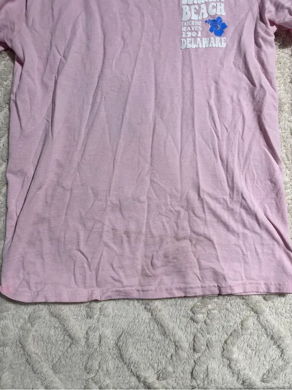 Bethany beach shirt small pink - Image 4