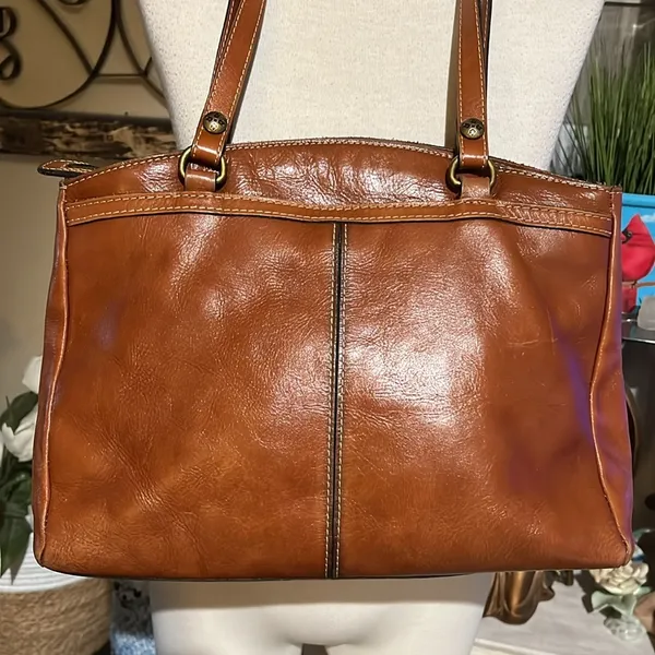 Patricia Nash Tooled Leather Poppy Tote Western, Boho, cowgirl - Image 8