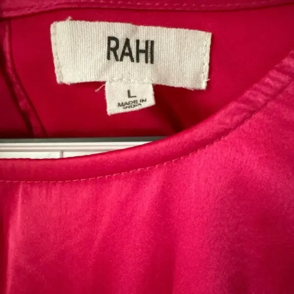 Rahi Pink‎ Midi Dress W/ Cutouts Longsleeve NWOT size large - Image 8