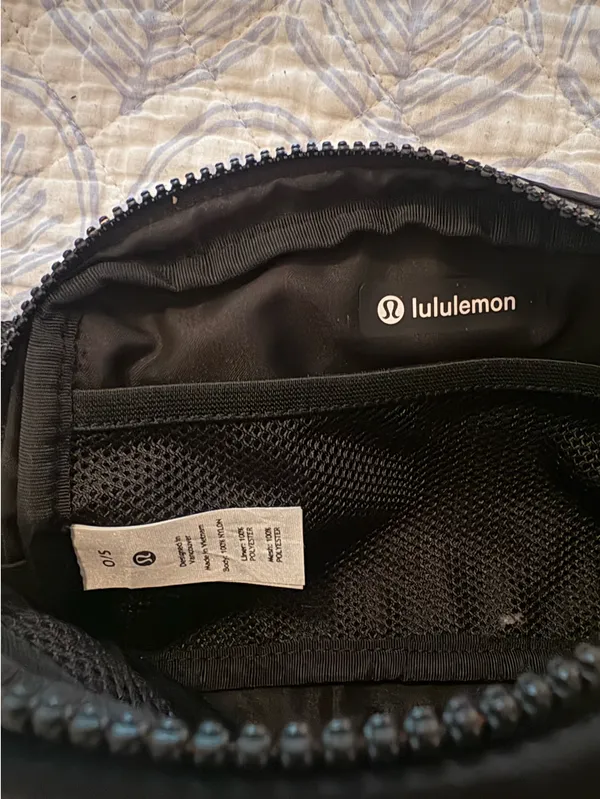 Lululemon Black Belt Bag - Image 3