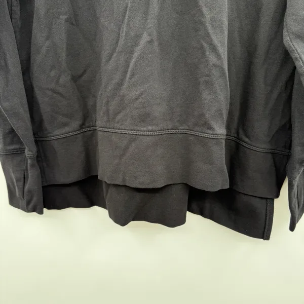 Sweaty‎ Betty After Class Black Longline Long Sleeve Sweatshirt Sz S Thumbholes - Image 4