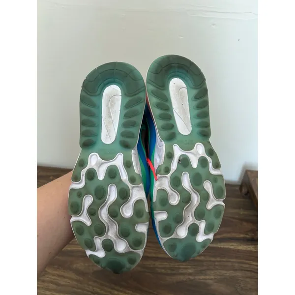 Nike Air Max 270 React Hyper Jade Frosted Spruce Blue Pink AT6174-300 Womens 7.5 - Image 8