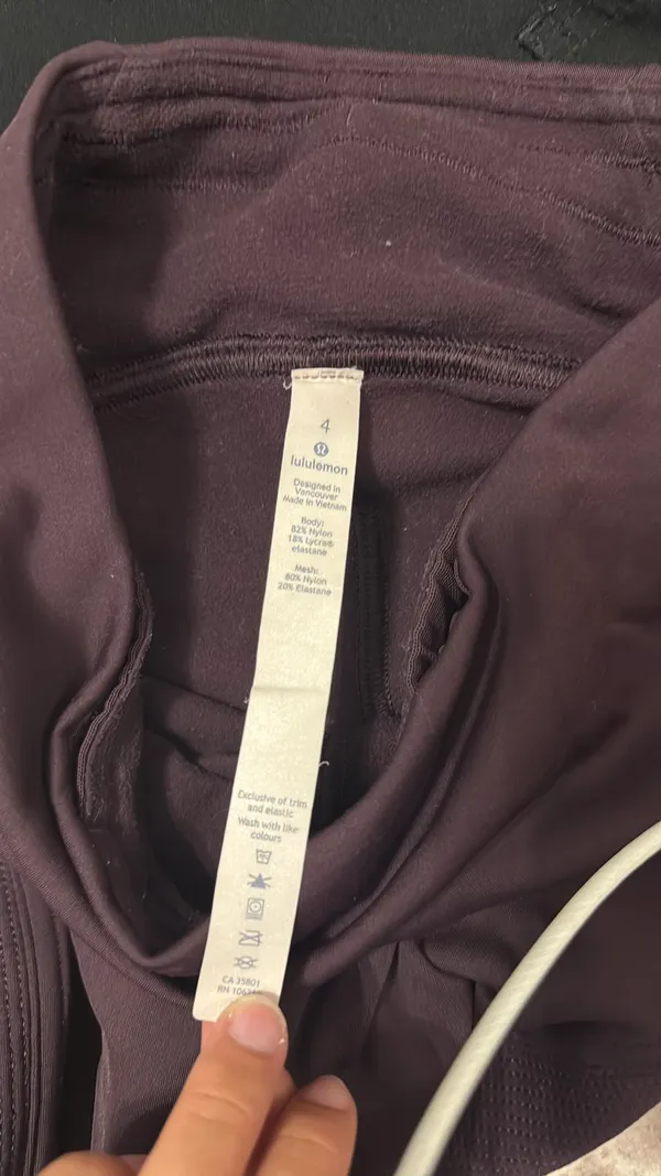 Lululemon Fleece Lined Leggings - Image 3