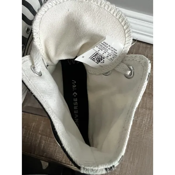 Converse Chuck Taylor All Star Lift Platform High Zebra Print Women's Size 8 - Image 9